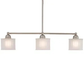 1730 Series 32 in. 3 Lights Pendant Light Polished Nickel Finish