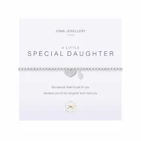 A Little 'Special Daughter' Bracelet | Silver Plated