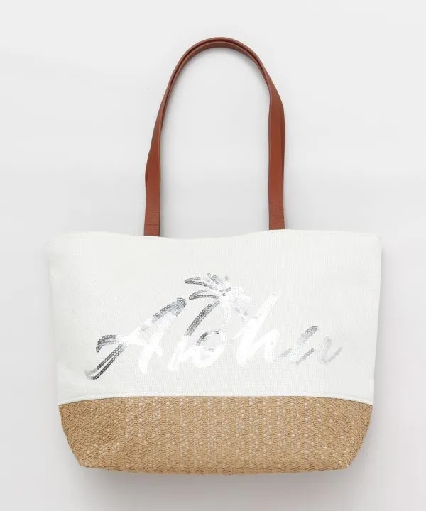 Aloha Sequin Tote Bag