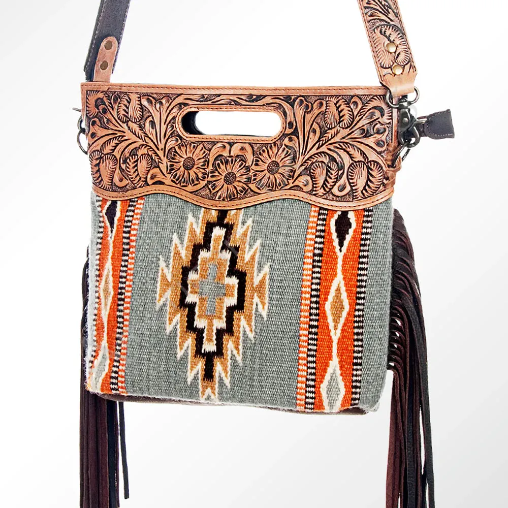 American Darling Grey Aztec Cross Body