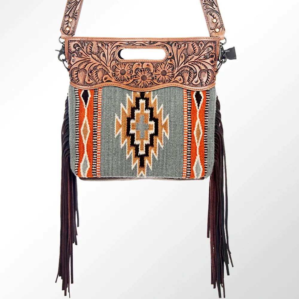 American Darling Grey Aztec Cross Body