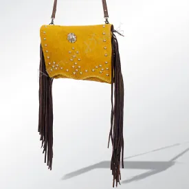 American Darling Leather Fringe Purse