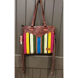 American Darling Serape Fringe Purse