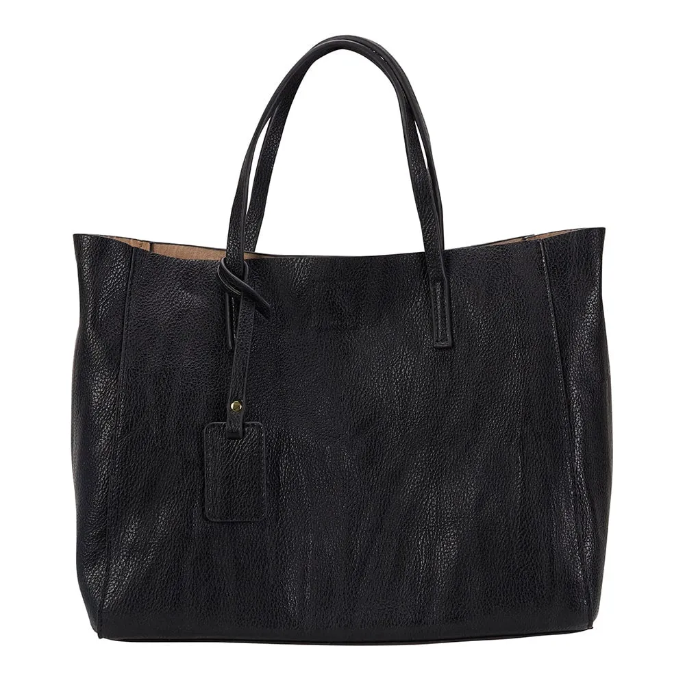 Billi Handbag in Black Smooth