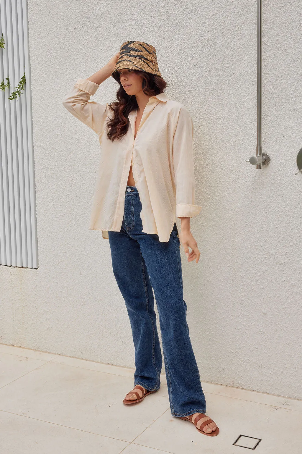 Billie Shirt - Butter Pin Stripe SALE