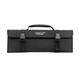 Black Nylon Hard Case Empty with 5 Knife Slots - SABATIER