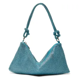 Bree Handbag in Blue Mesh