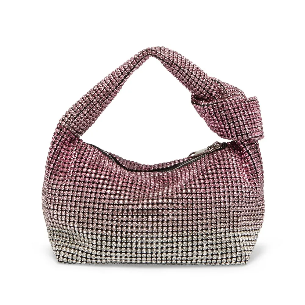 Cece Handbag in Pink Ombre Crystal Sparkle