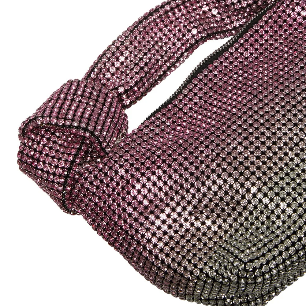 Cece Handbag in Pink Ombre Crystal Sparkle