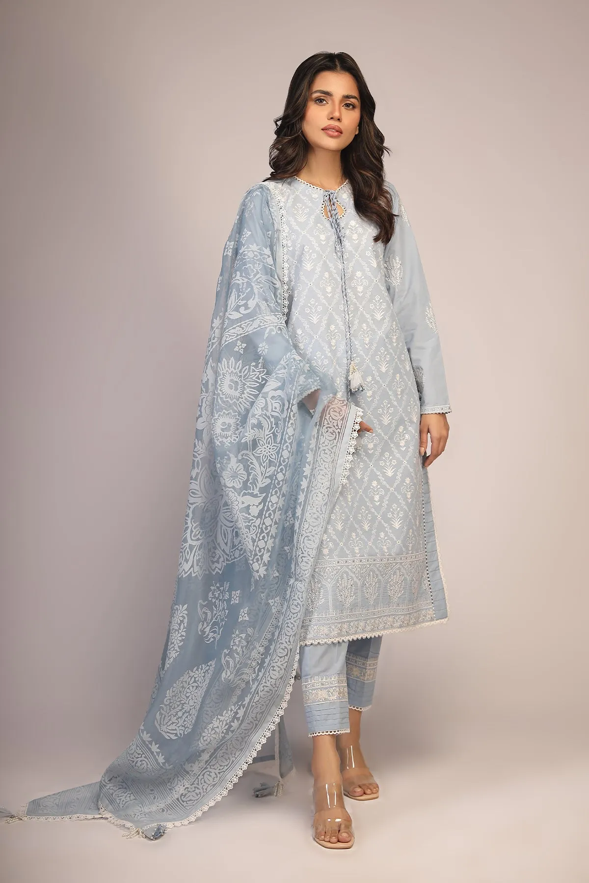 Chikankari 3 Piece