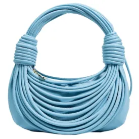 Corded- Draped Loops Solid Colored Handbag 14 Colors