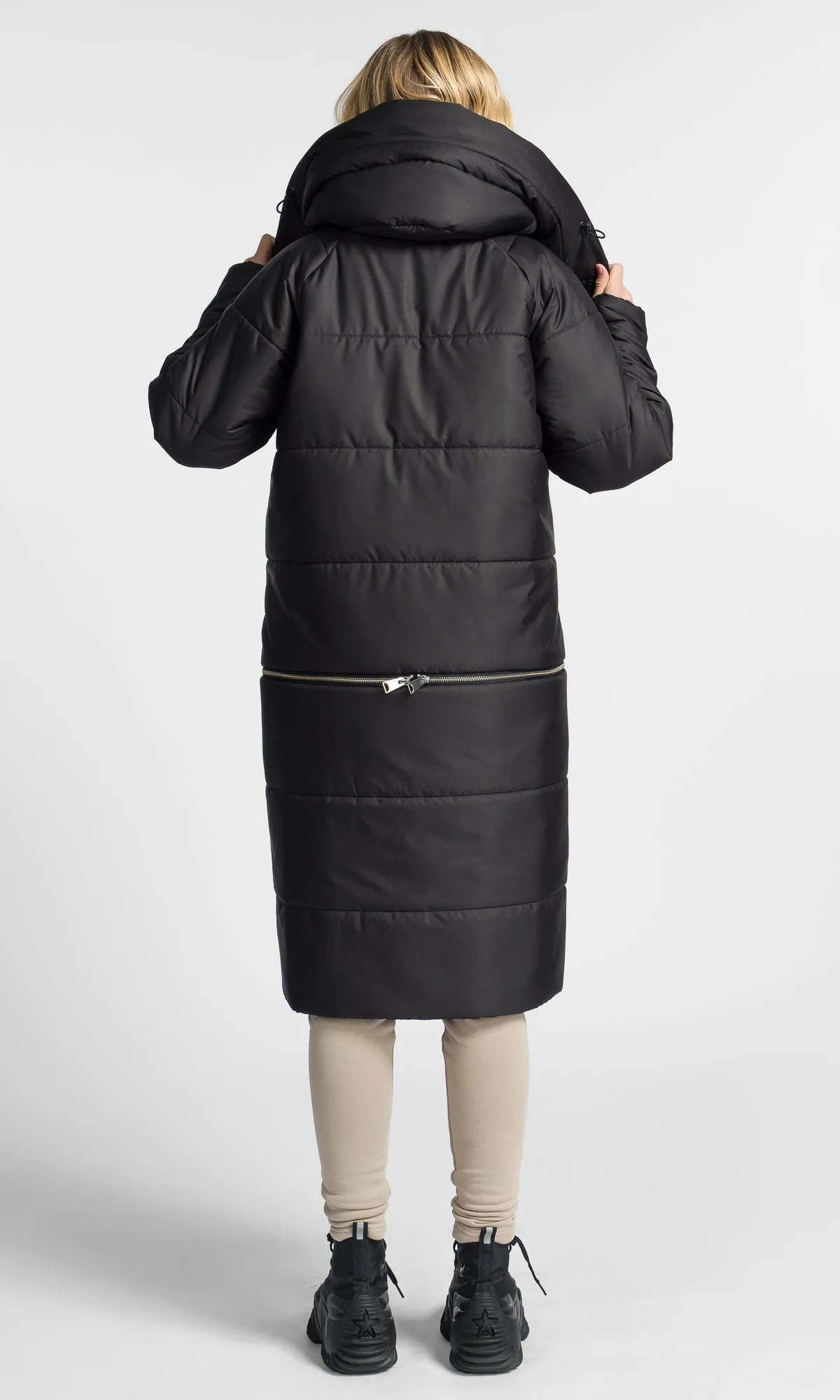 Detachable Straight Quilted Jacket