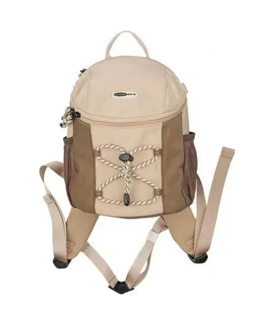 DIY Khaki Patchwork Durable Backpack Bag ML2231