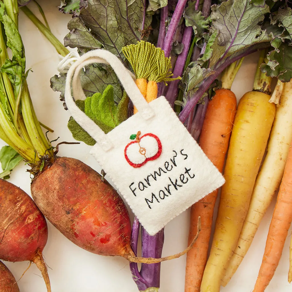 Farmer's Market Tote Ornament