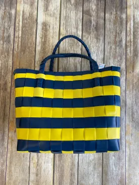 Handed By- Spirit Ocean Blue/Sunshine Yellow Stripes