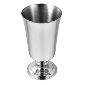 Large Traditional Pilsner Style Wine or Port Pewter Goblet