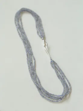 Multi-Layered Mini Labradorite Beaded Necklace