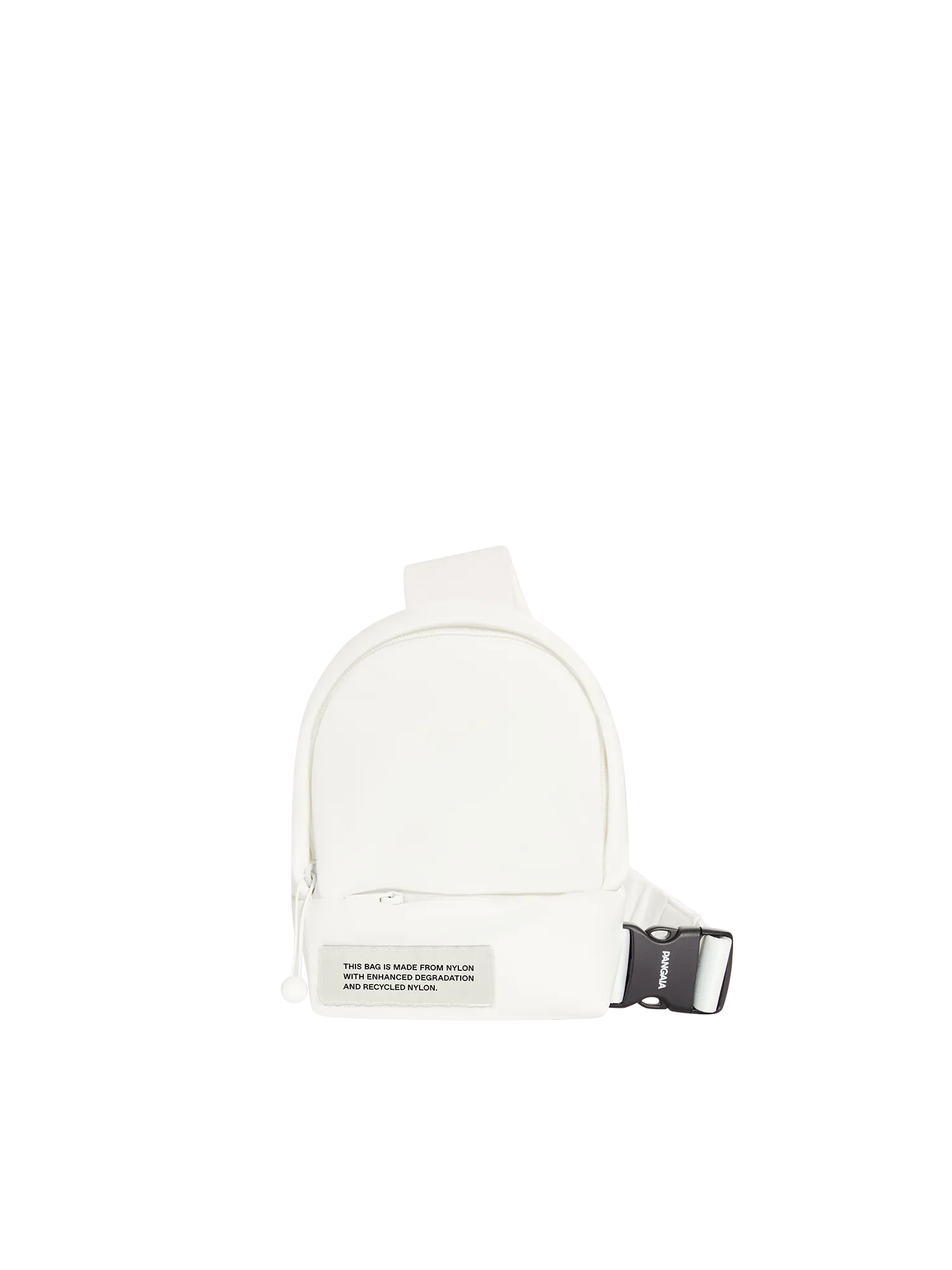 Nylon Cross-Body Bag—off-white