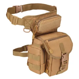 Outdoor Waterproof Tactical Drop Leg Bag With Thigh Belt