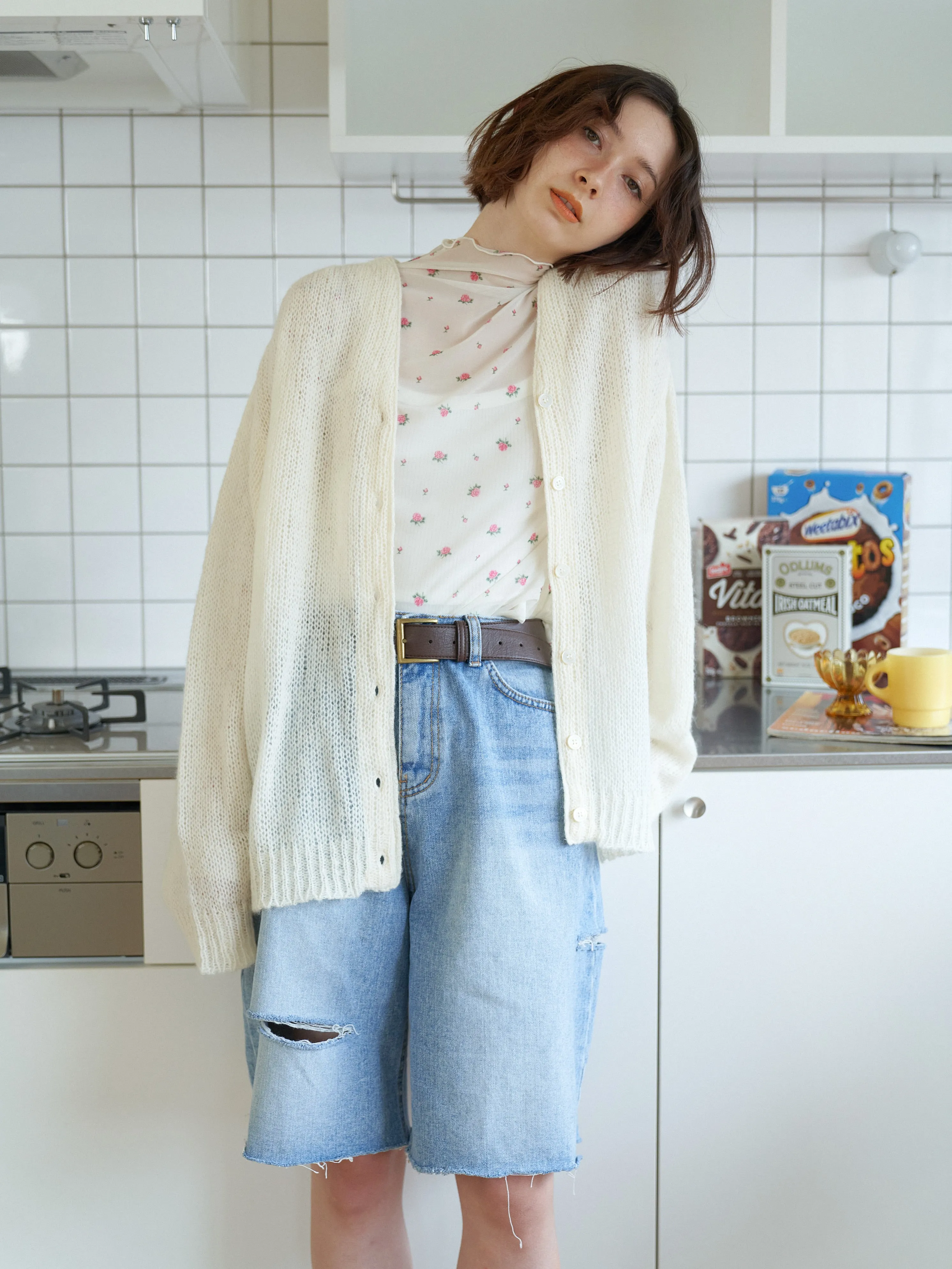 Oversized Knit Cardigan