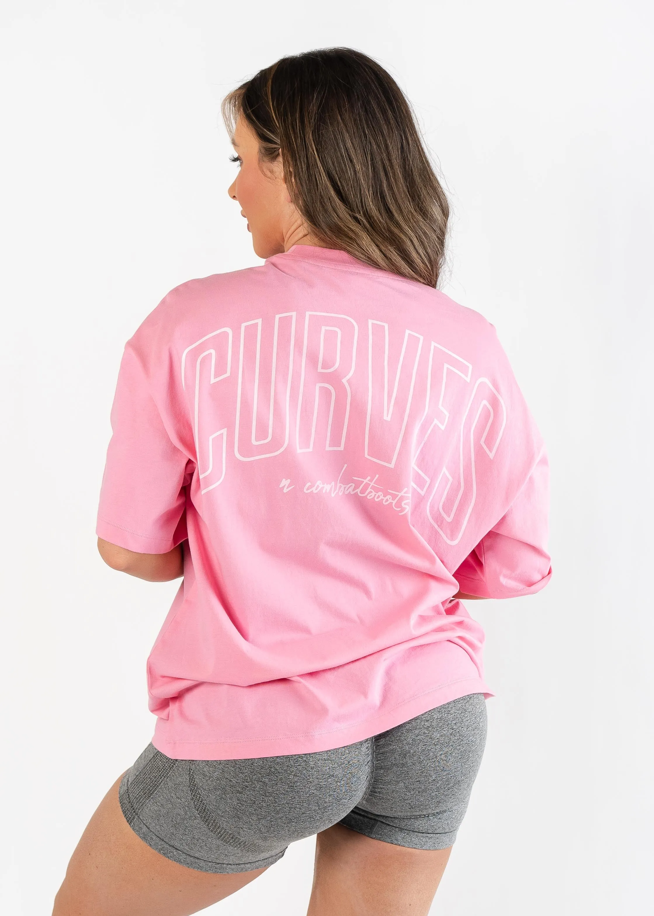 Oversized Tee | Pink