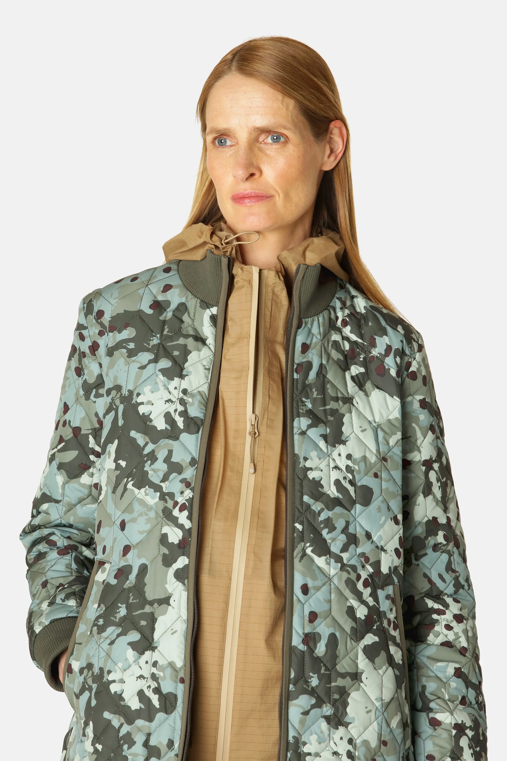 Quilt Coat - Green Camo