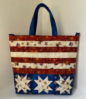 Stars & Bars Tote Pattern