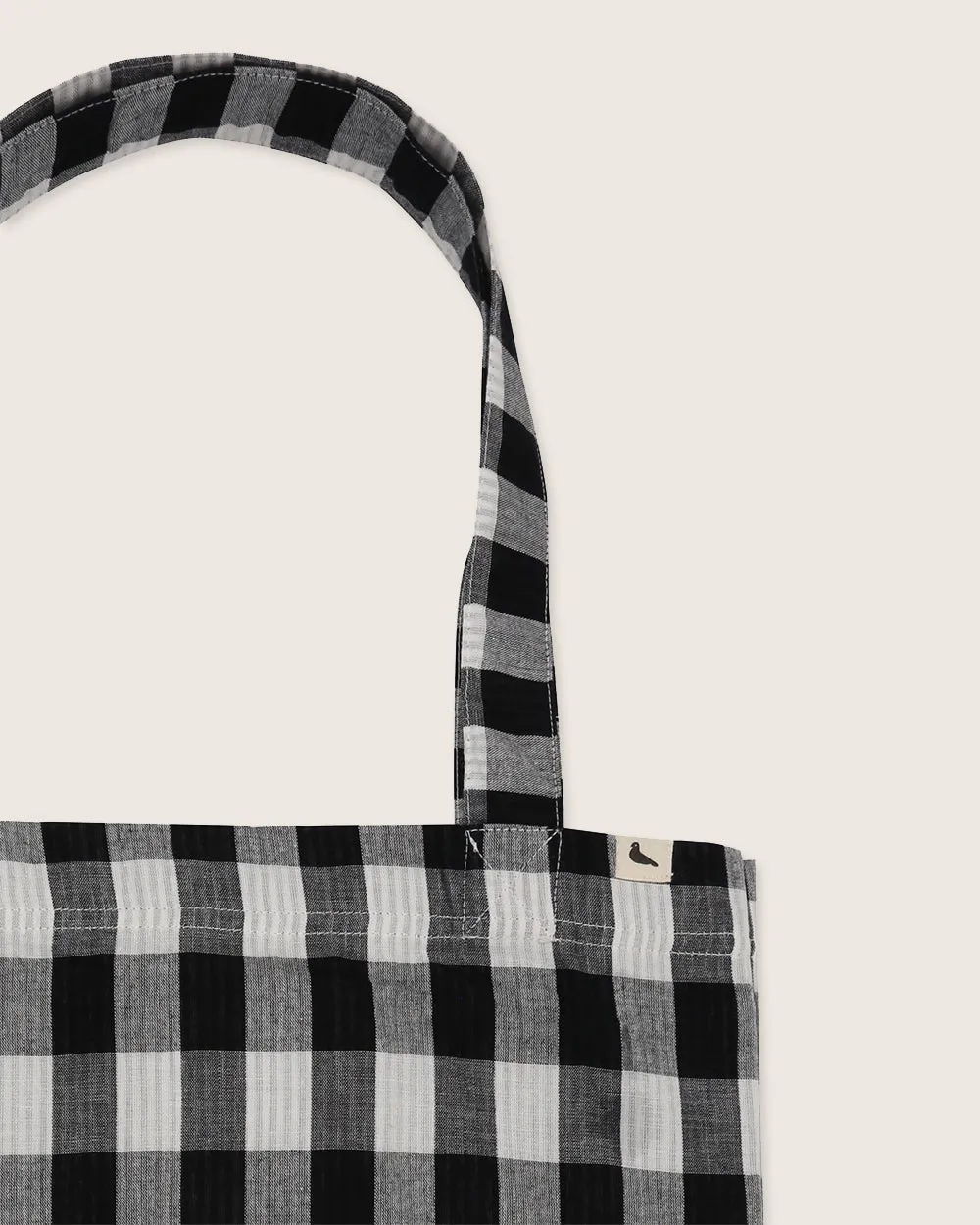 Stripe Check Tote Bag