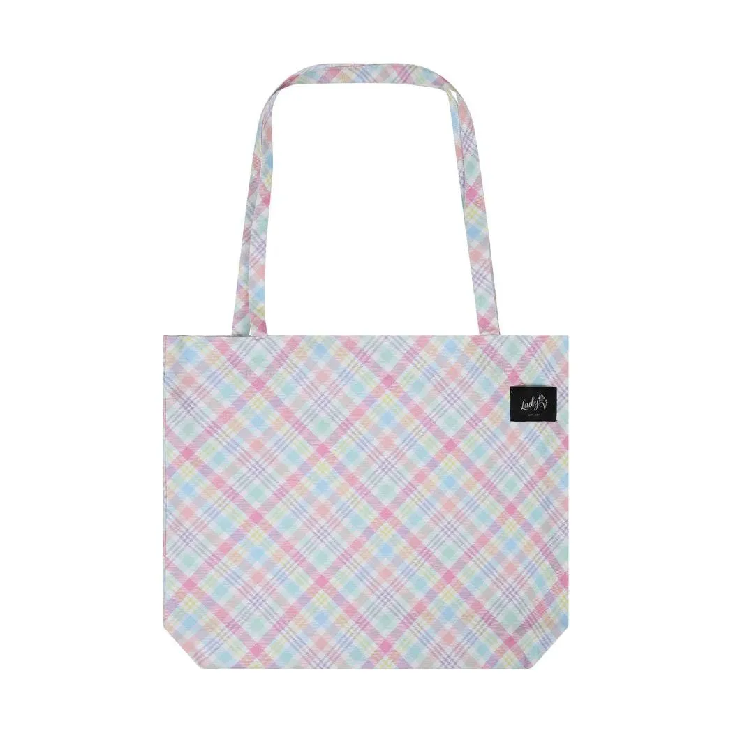 Tote Bag - Pastel Gingham