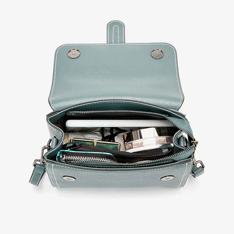 Women Fashion Cowhide Cross Body Bag