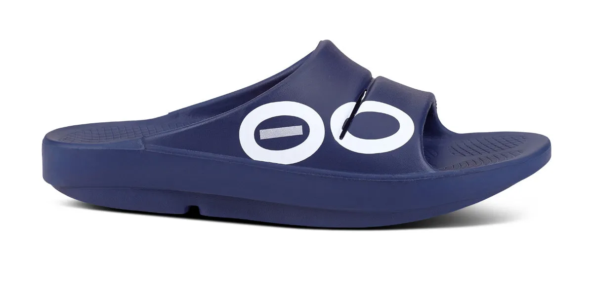 Women's OOahh Sport Slide Sandal - Navy White (SALE)